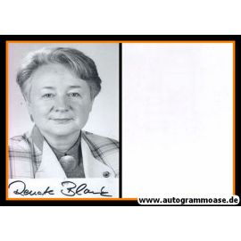 Autogramm Politik | CSU | Renate BLANK | 1990er Foto (Portrait SW)