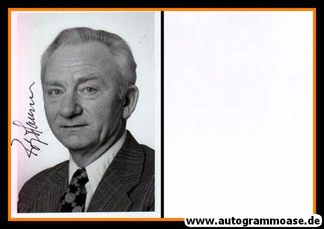 Autogramm Politik | Norwegen | Rolf HANSEN | 1980er Foto (Portrait SW)