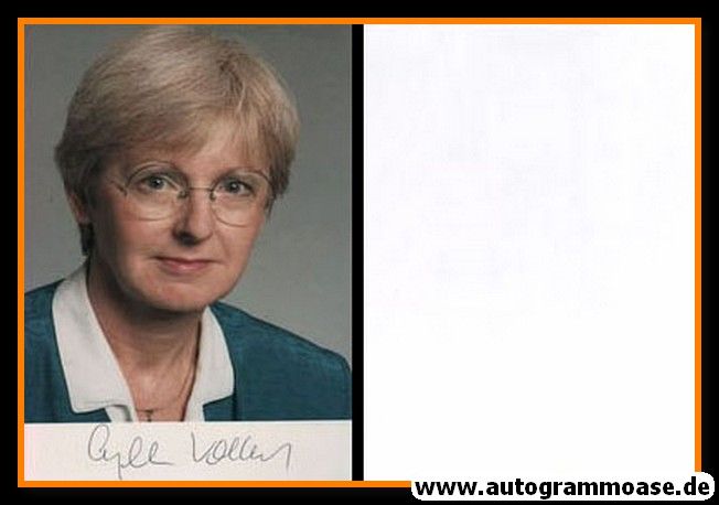 Autogramm Politik | SPD | Sybille VOLKHOLZ | 1990er Foto (Portrait Color)