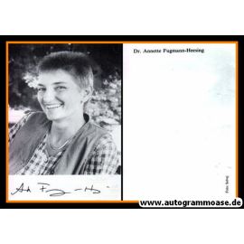 Autogramm Politik | SPD | Annette FUGMANN-HEESING | 1990er (Portrait SW) 