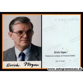 Autogramm Politik | CDU | Erich ILTGEN | 1990er Foto (Portrait Color)