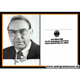 Autogramm Politik | CDU | Gert WILLNER | 1990er Foto (Portrait SW)
