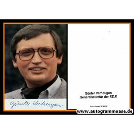 Autogramm Politik | SPD | Günter VERHEUGEN | 1970er (Portrait Color)