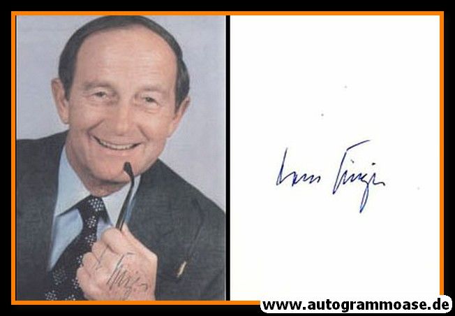 Autogramm Politik | CDU | Hans FILBINGER | 1970er (Portrait Color) 1