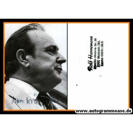 Autogramm Politik | FDP | Hans-Dietrich GENSCHER | 1980er Foto (Portrait SW)