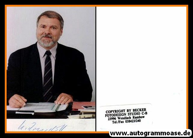 Autogramm Politik | SPD | Harald RINGSTORFF | 2000er Foto (Portrait Color) 3
