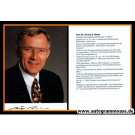Autogramm Politik | CDU | Herwig E. HAASE | 1990er (Portrait Color)