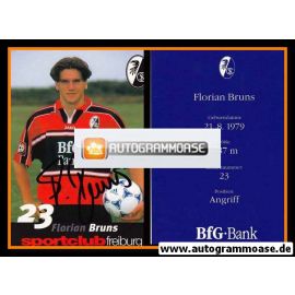 Autogramm Fussball | SC Freiburg | 1999 | Florian BRUNS