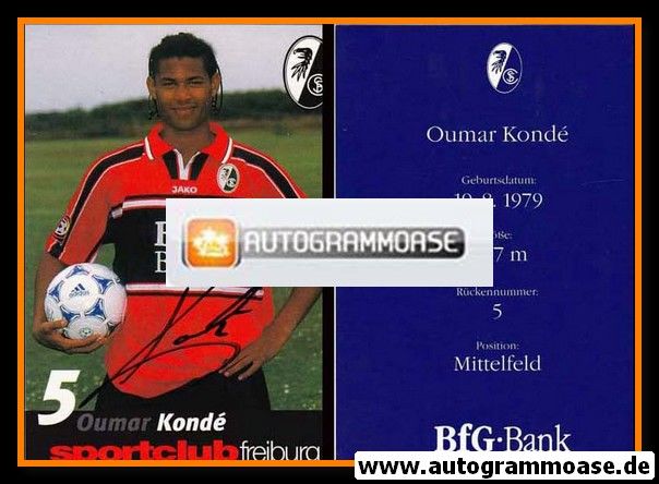 Autogramm Fussball | SC Freiburg | 1999 | Oumar KONDE