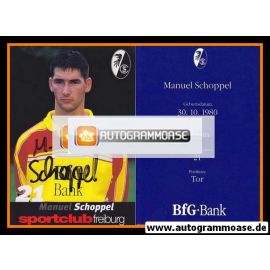 Autogramm Fussball | SC Freiburg | 1999 | Manuel SCHOPPEL