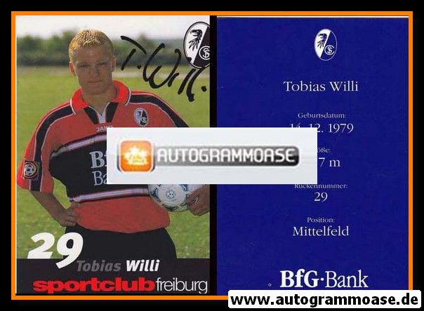 Autogramm Fussball | SC Freiburg | 1999 | Tobias WILLI