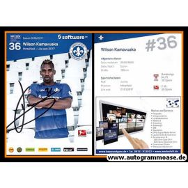 Autogramm Fussball | SV Darmstadt 98 | 2016 | Wilson KAMAVUAKA