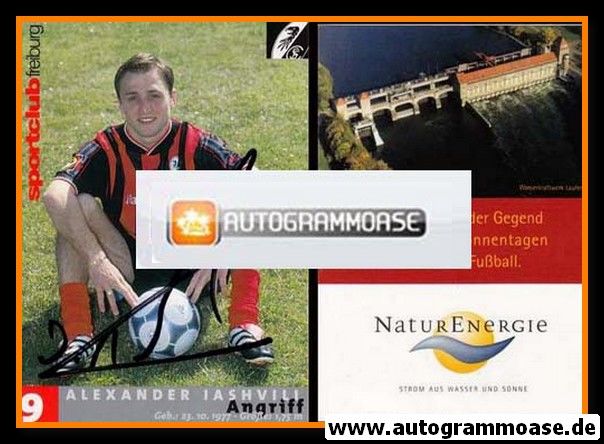 Autogramm Fussball | SC Freiburg | 2001 | Alexander IASHVILI