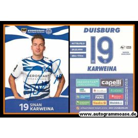 Autogramm Fussball | MSV Duisburg | 2020 | Sinan KARWEINA