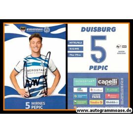 Autogramm Fussball | MSV Duisburg | 2020 | Mirnes PEPIC
