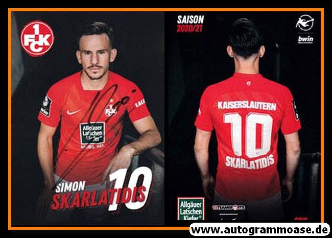 Autogramm Fussball | 1. FC Kaiserslautern | 2020 | Simon SKARLATIDIS