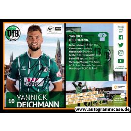Autogramm Fussball | VfB Lübeck | 2020 | Yannick DEICHMANN