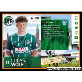 Autogramm Fussball | VfB Lübeck | 2020 | Lucas WOLF