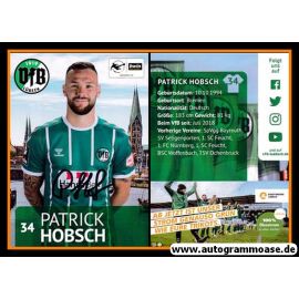 Autogramm Fussball | VfB Lübeck | 2020 | Patrick HOBSCH