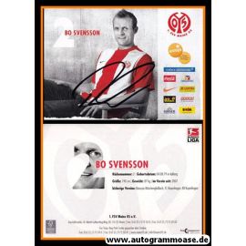 Autogramm Fussball | FSV Mainz 05 | 2009 | Bo SVENSSON