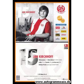 Autogramm Fussball | FSV Mainz 05 | 2009 | Jan KIRCHHOFF