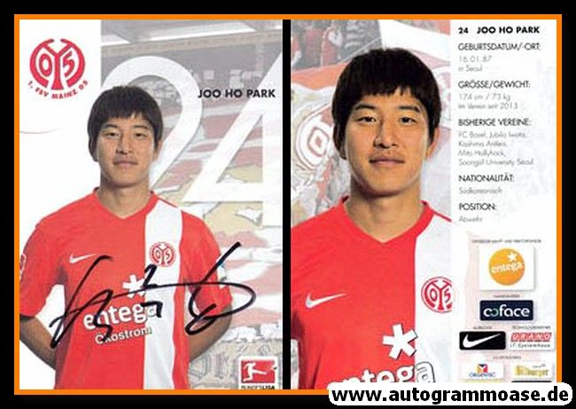 Autogramm Fussball | FSV Mainz 05 | 2013 | Joo Ho PARK