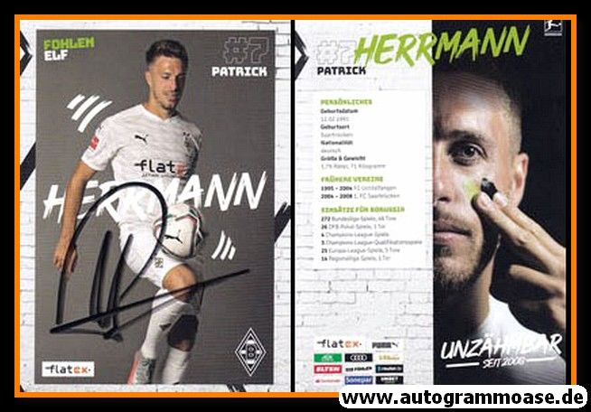 Autogramm Fussball | Borussia Mönchengladbach | 2020 | Patrick HERRMANN
