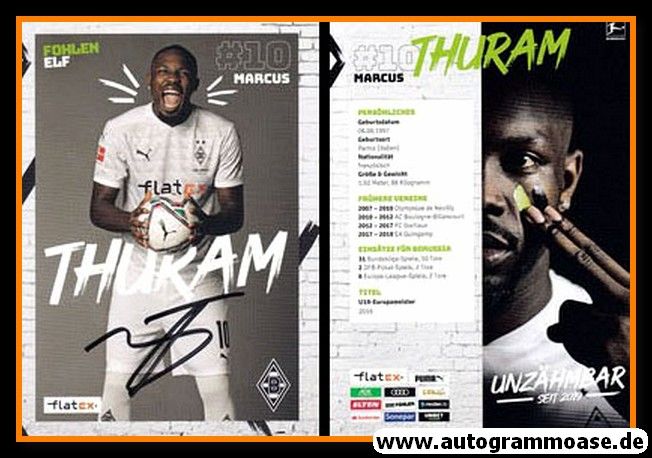 Autogramm Fussball | Borussia Mönchengladbach | 2020 | Marcus THURAM