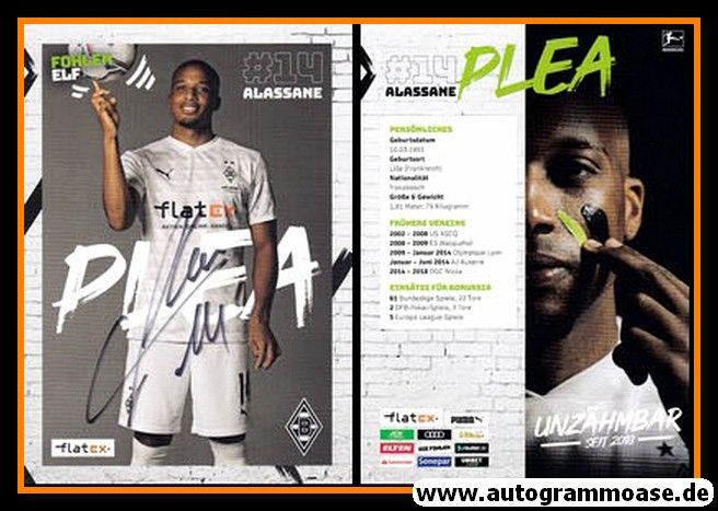 Autogramm Fussball | Borussia Mönchengladbach | 2020 | Alassane PLEA