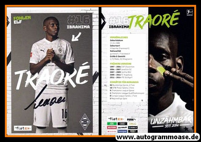 Autogramm Fussball | Borussia Mönchengladbach | 2020 | Ibrahima TRAORE