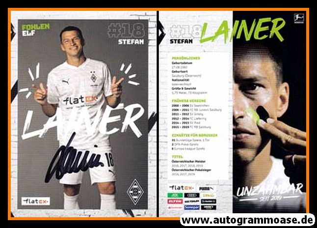 Autogramm Fussball | Borussia Mönchengladbach | 2020 | Stefan LAINER