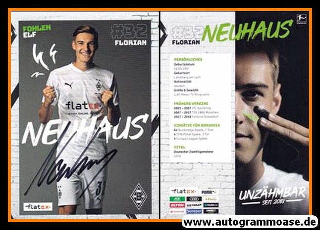 Autogramm Fussball | Borussia Mönchengladbach | 2020 | Florian NEUHAUS