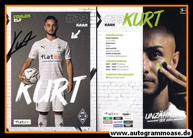 Autogramm Fussball | Borussia Mönchengladbach | 2020 | Kaan KURT