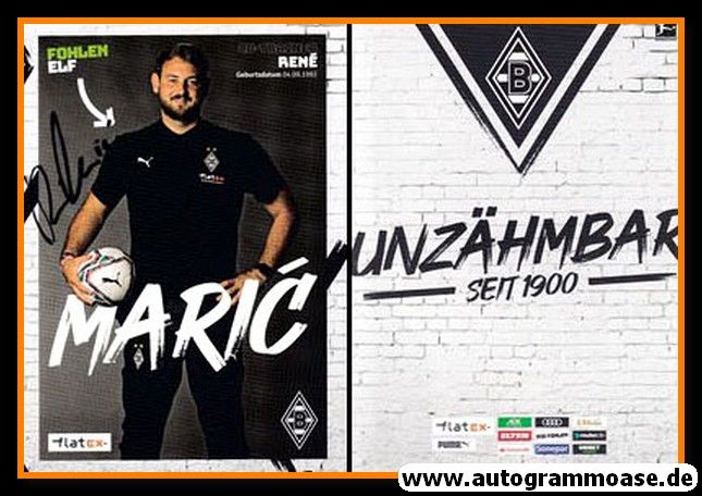 Autogramm Fussball | Borussia Mönchengladbach | 2020 | Rene MARIC