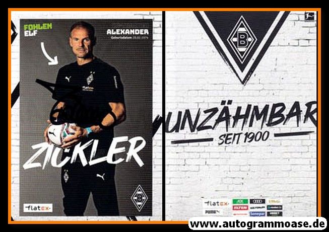 Autogramm Fussball | Borussia Mönchengladbach | 2020 | Alexander ZICKLER