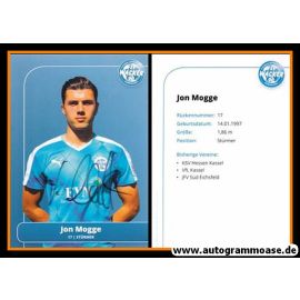 Autogramm Fussball | FSV Wacker 90 Nordhausen | 2016 | Jon MOGGE