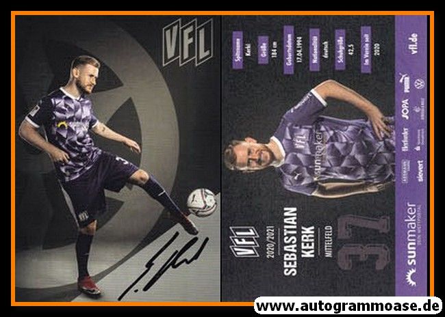 Autogramm Fussball | VfL Osnabrück | 2020 | Sebastian KERK