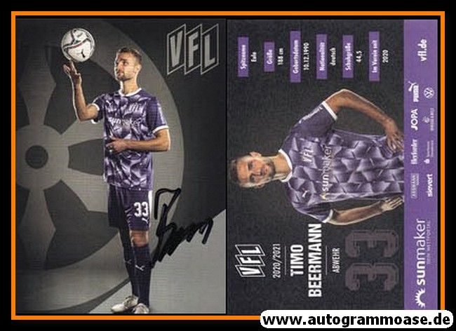Autogramm Fussball | VfL Osnabrück | 2020 | Timo BEERMANN