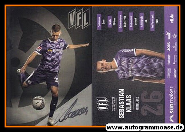 Autogramm Fussball | VfL Osnabrück | 2020 | Sebastian KLAAS