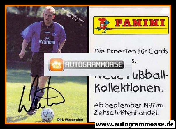 Autogramm Fussball | Hamburger SV | 1997 Panini | Dirk WEETENDORF