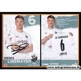 Autogramm Fussball | SV Sandhausen | 2020 | Denis LINSMAYER