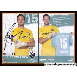 Autogramm Fussball | SV Sandhausen | 2020 | Philipp HEERWAGEN