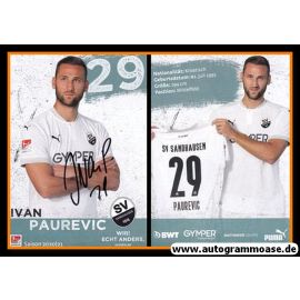 Autogramm Fussball | SV Sandhausen | 2020 | Ivan PAUREVIC