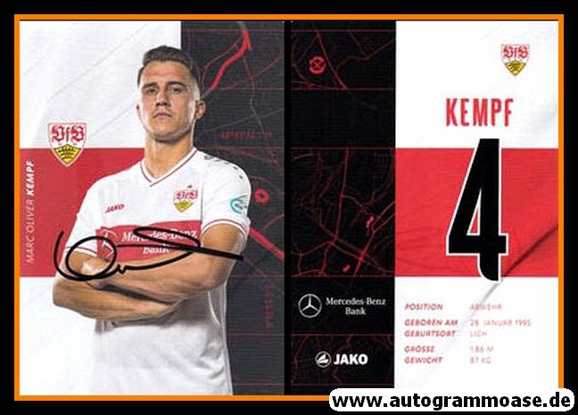 Autogramm Fussball | VfB Stuttgart | 2020 | Marc Oliver KEMPF
