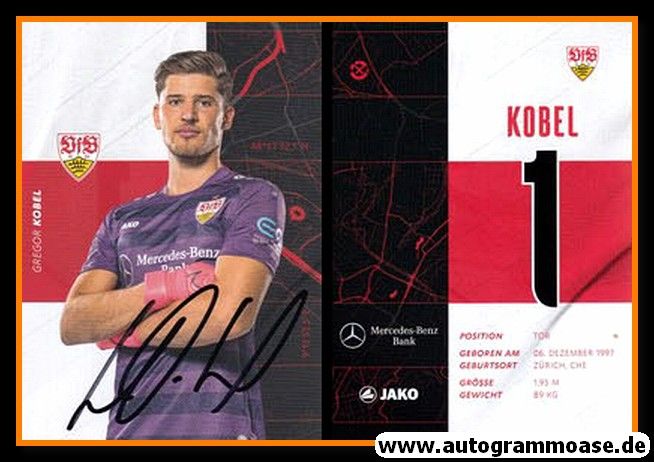 Autogramm Fussball | VfB Stuttgart | 2020 | Gregor KOBEL