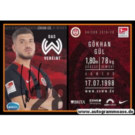Autogramm Fussball | SV Wehen Wiesbaden | 2019 | Gökhan GÜL