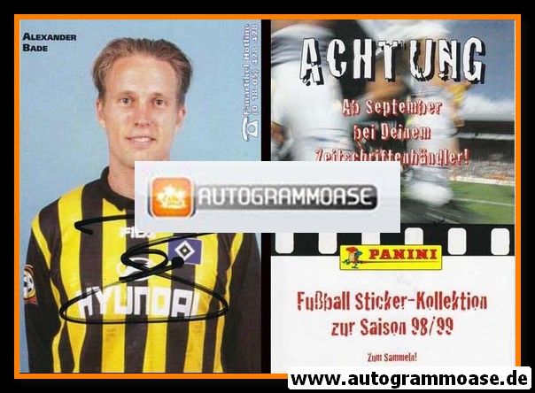Autogramm Fussball | Hamburger SV | 1998 | Alexander BADE