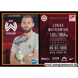 Autogramm Fussball | SV Wehen Wiesbaden | 2019 | Lukas WATKOWIAK