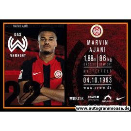 Autogramm Fussball | SV Wehen Wiesbaden | 2019 | Marvin AJANI