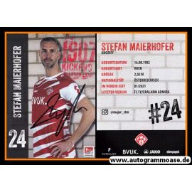 Autogramm Fussball | Würzburger Kickers | 2020 | Stefan MAIERHOFER
